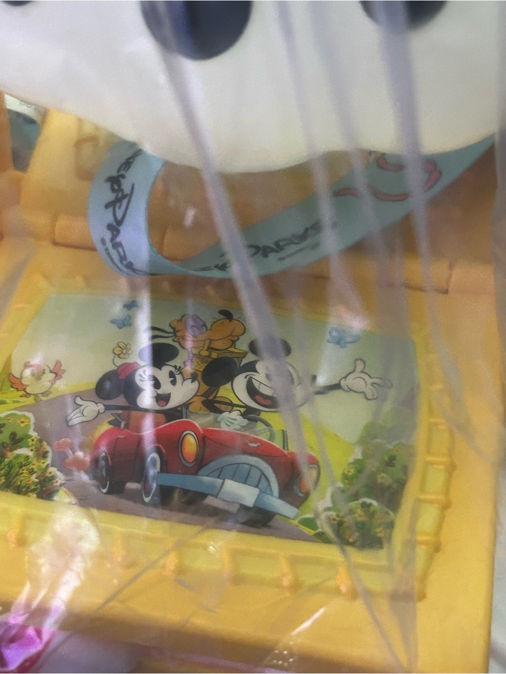 Disney Parks Mickey and Minnie’s Runaway Railroad Picnic Basket Popcorn Bucket - Picture 7 of 7